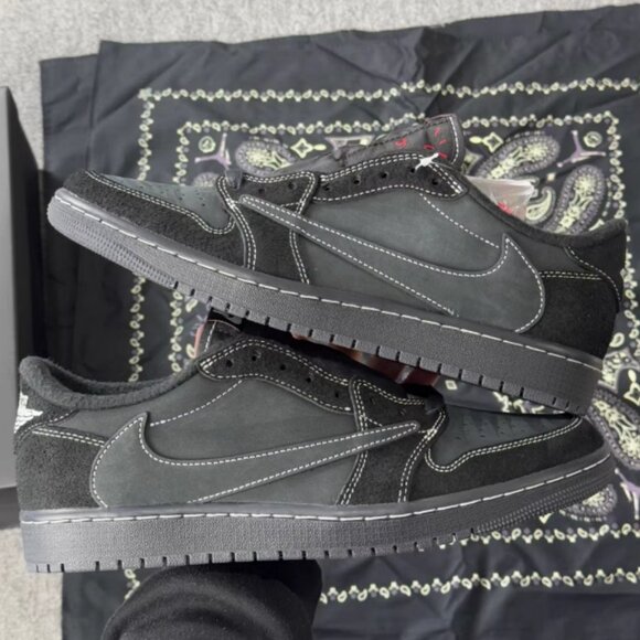Jordan 1 Retro Low Og Sp Travis Scott Black Phantom main image 7